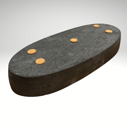 Handgemachte Betonschale "Oval" (29 cm) – handmade von DochtFreunde (Bild 7)