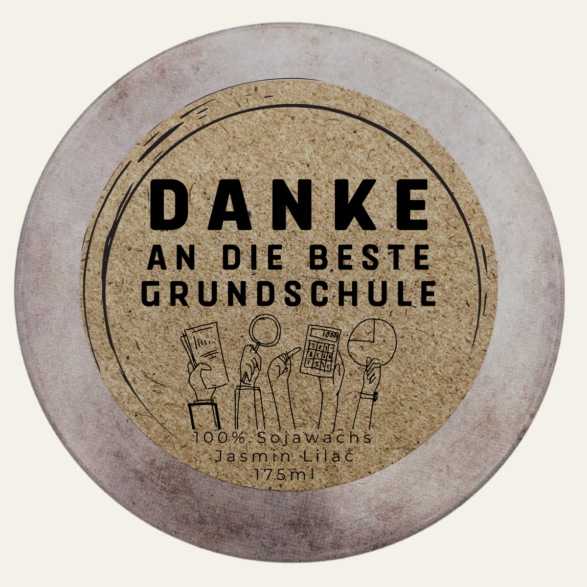Handgemachte vegane Duftkerze von DochtFreunde aus dem Südschwarzwald