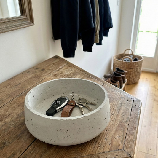 Betonschale "Schwarzwald-Massiv – handmade von DochtFreunde (Bild 1)
