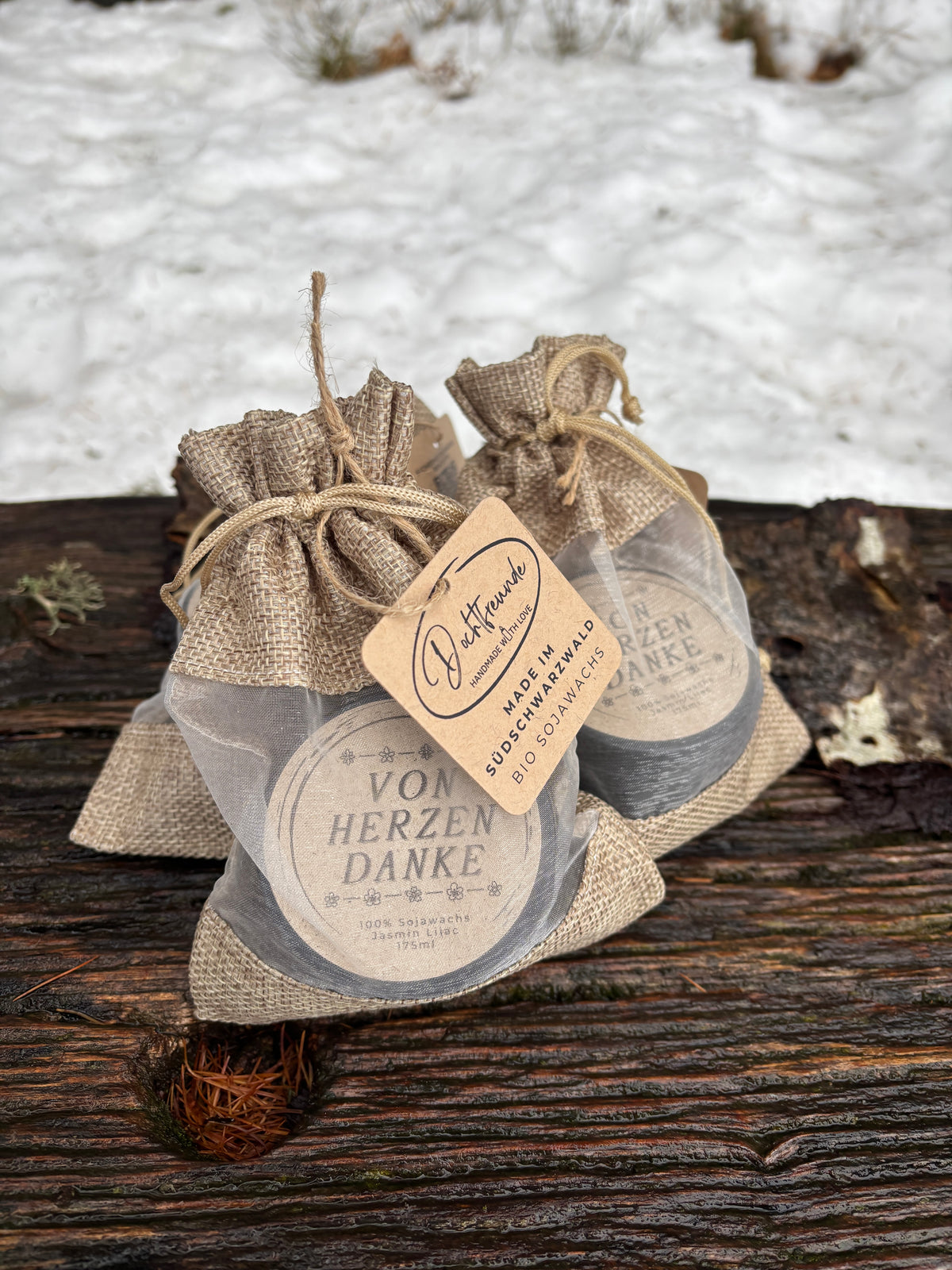 Personalisierbares Duftkerzen-Set als Weihnachts-, Wichtel- oder Jahresgeschenk – handmade von DochtFreunde (Bild 4)