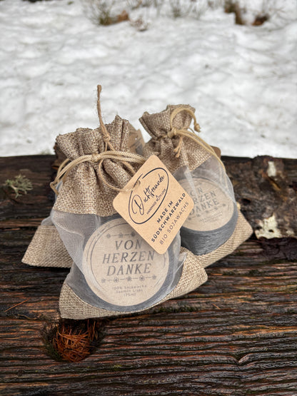 Personalisierbares Duftkerzen-Set als Weihnachts-, Wichtel- oder Jahresgeschenk – handmade von DochtFreunde (Bild 4)