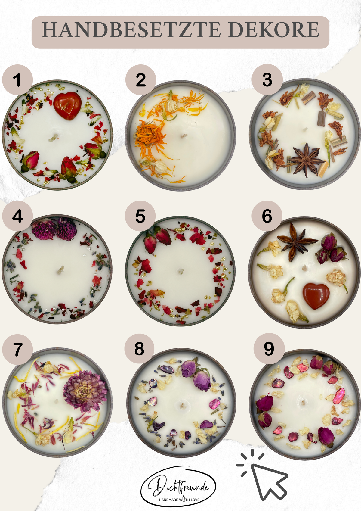 Eine kleine UMARMUNG für dich - LUSTIGE personalisierbare PREMIUM Duftkerze mit – handmade von DochtFreunde (Bild 2)