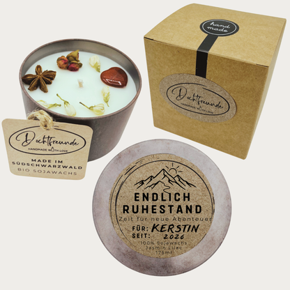 Geschenk zur Rente & ATZ personalisiert – handmade von DochtFreunde (Bild 10)