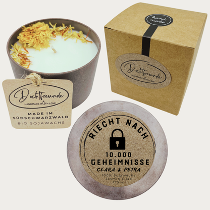 Personalisierte Kerze Beste Freundin – handmade von DochtFreunde (Bild 18)