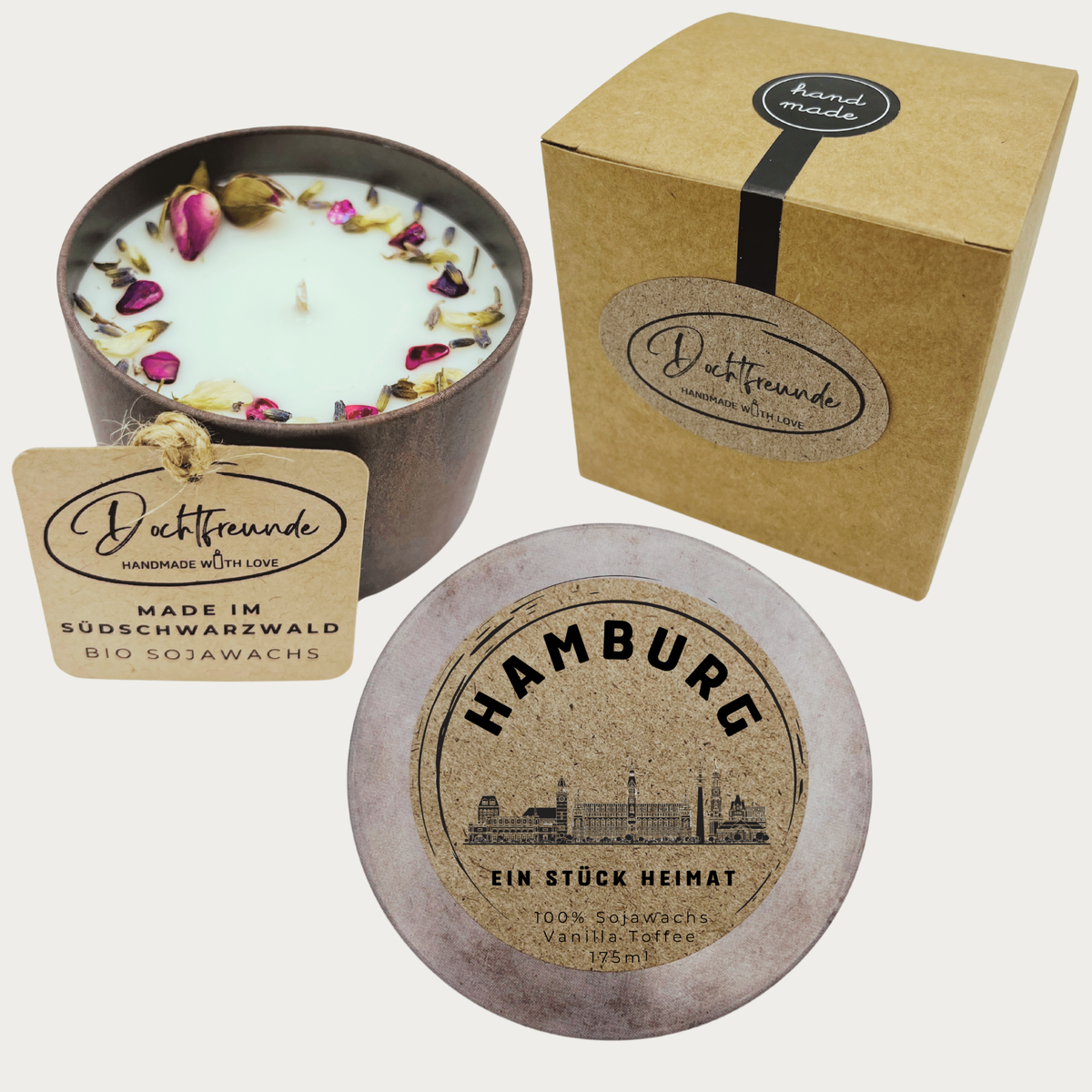 Personalisierte Duftkerze – handmade von DochtFreunde (Bild 15)