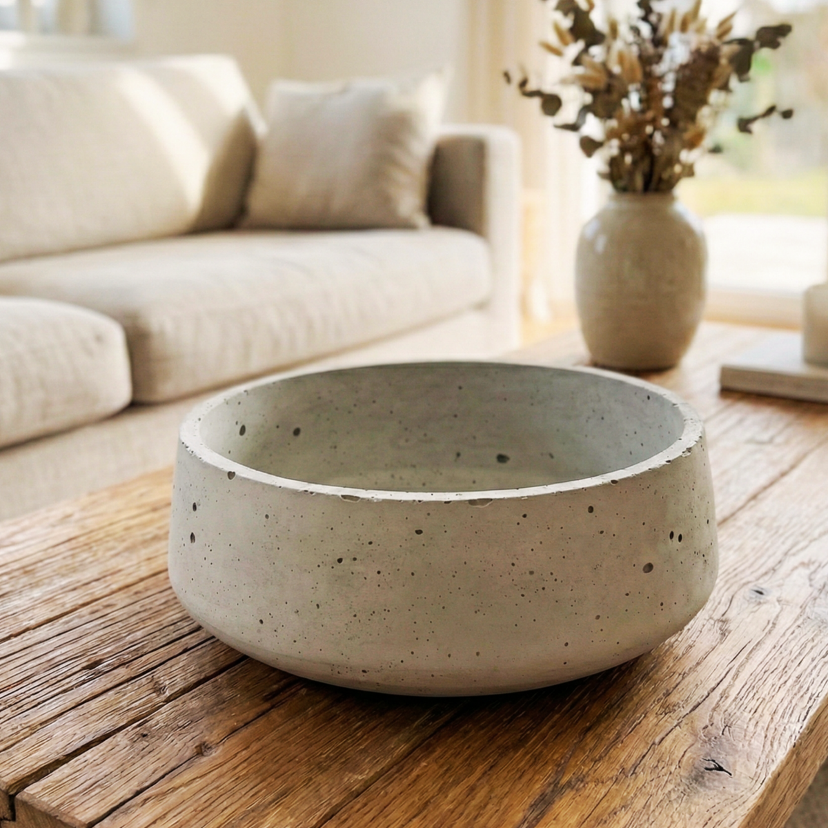 Betonschale "Schwarzwald-Massiv – handmade von DochtFreunde (Bild 6)