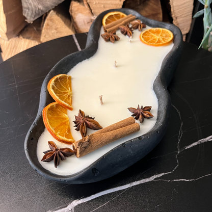 Design-Betonkerze „Wave“ (30cm) – handmade von DochtFreunde (Bild 7)