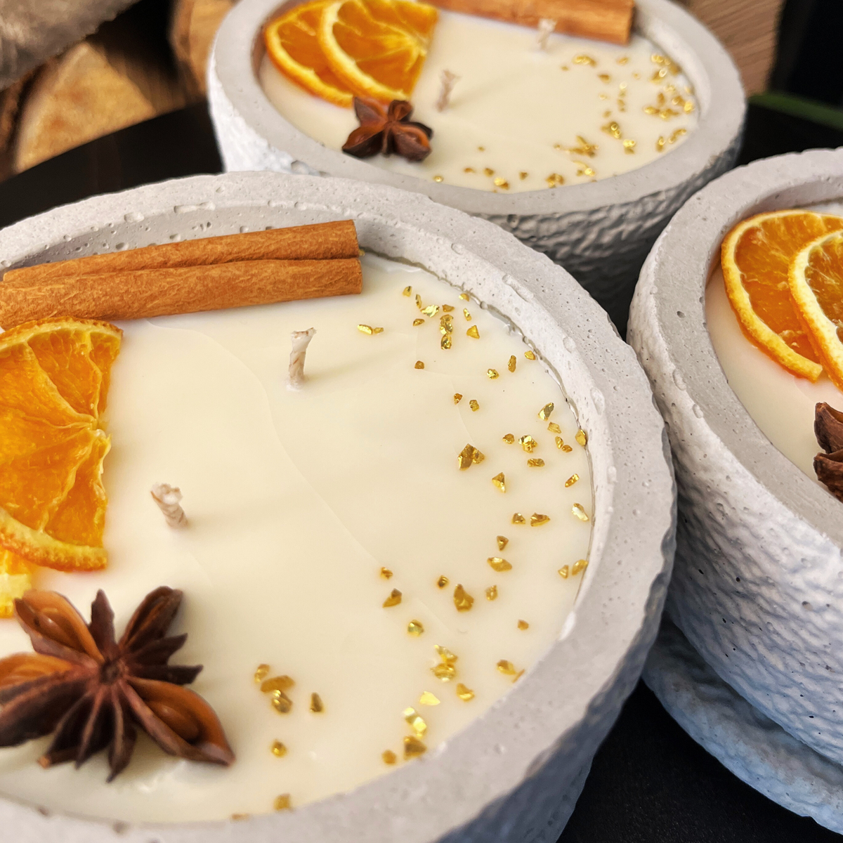 Handgemachte vegane Duftkerze von DochtFreunde aus dem Südschwarzwald