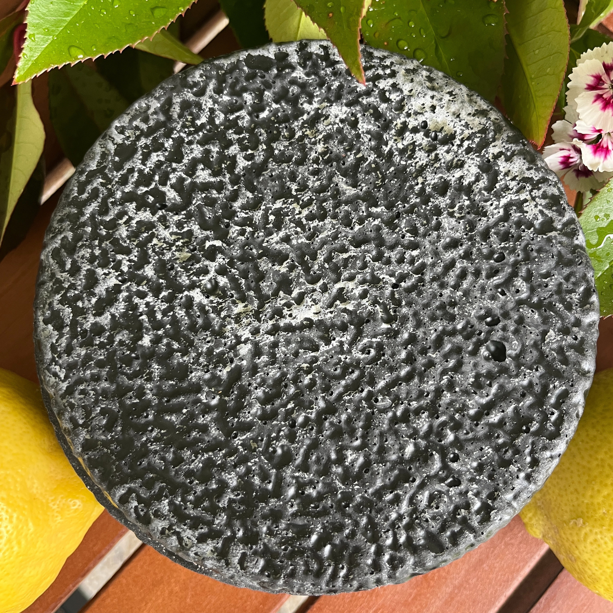 Black Edition HANDGEMACHTE Citronella BETONKERZE - Stilvolle Sojawachskerze für – handmade von DochtFreunde (Bild 6)